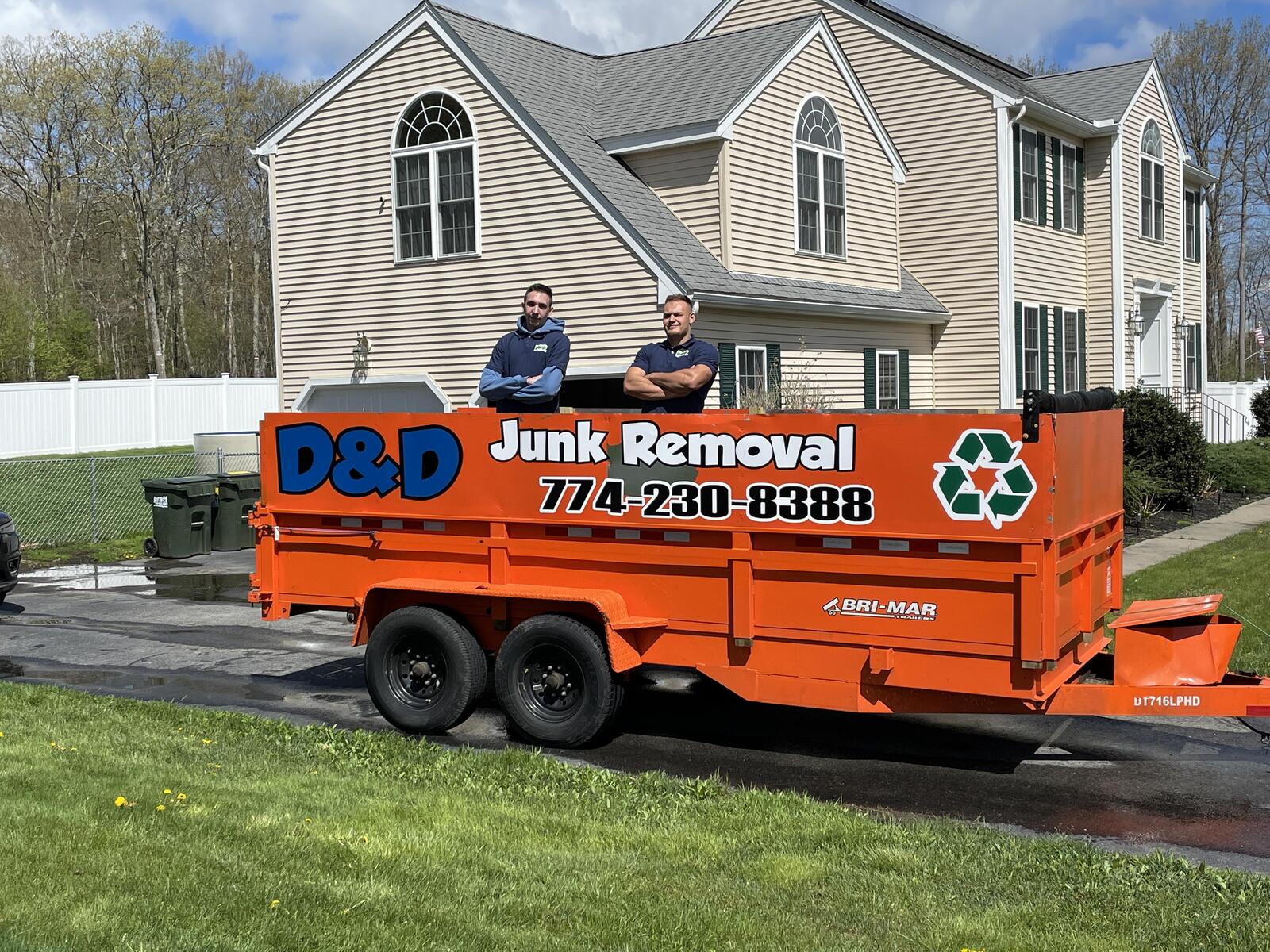 D&D Junk Removal crew in action