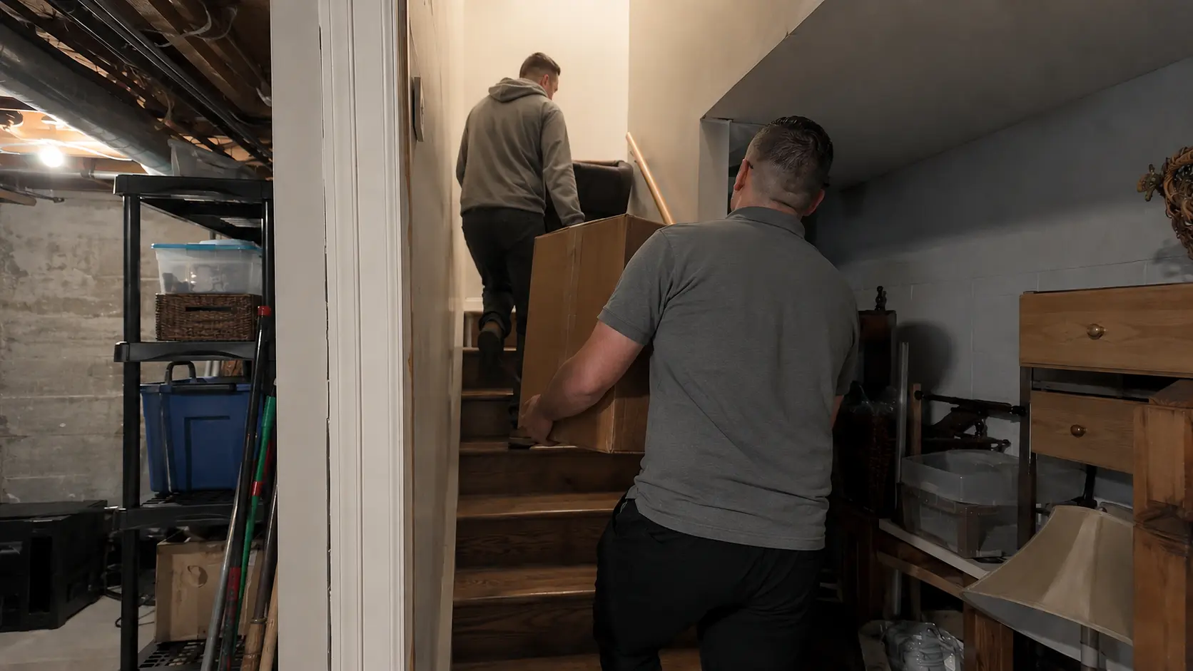 D&D Junk Removal crew in action